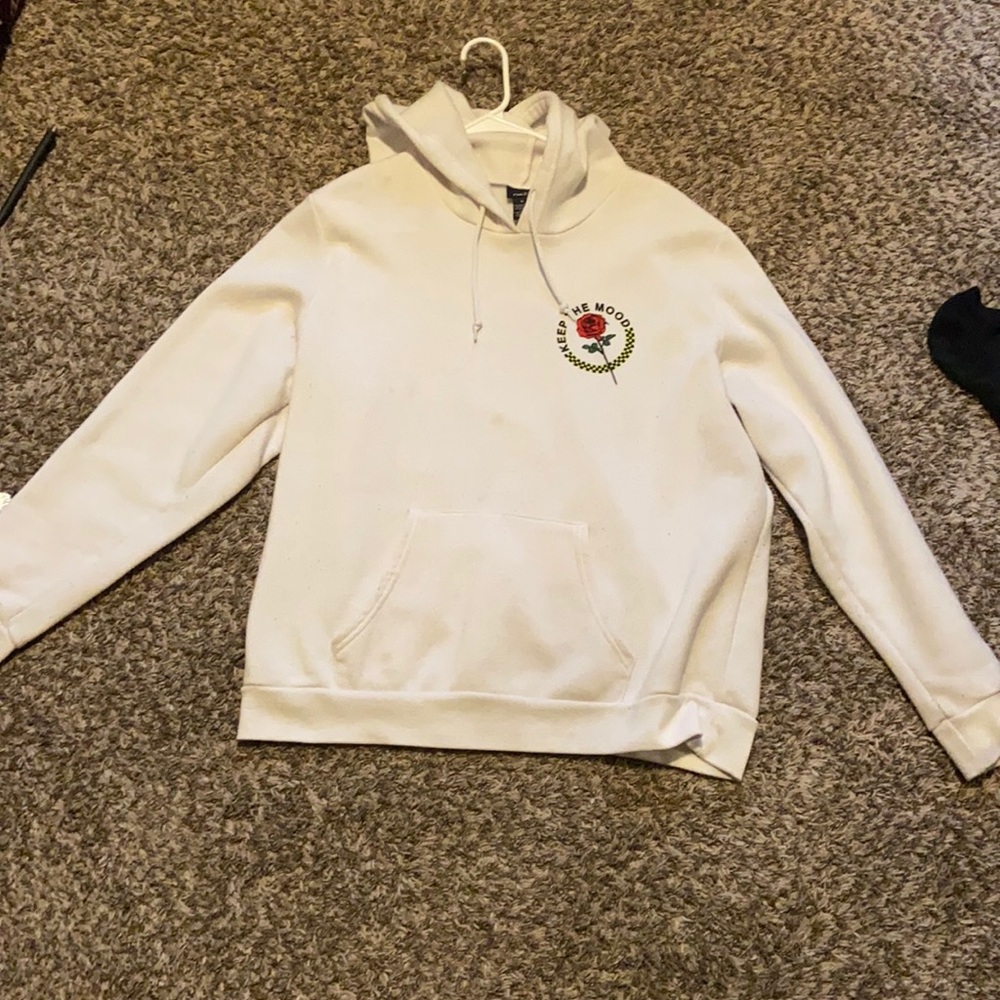 White hoodie